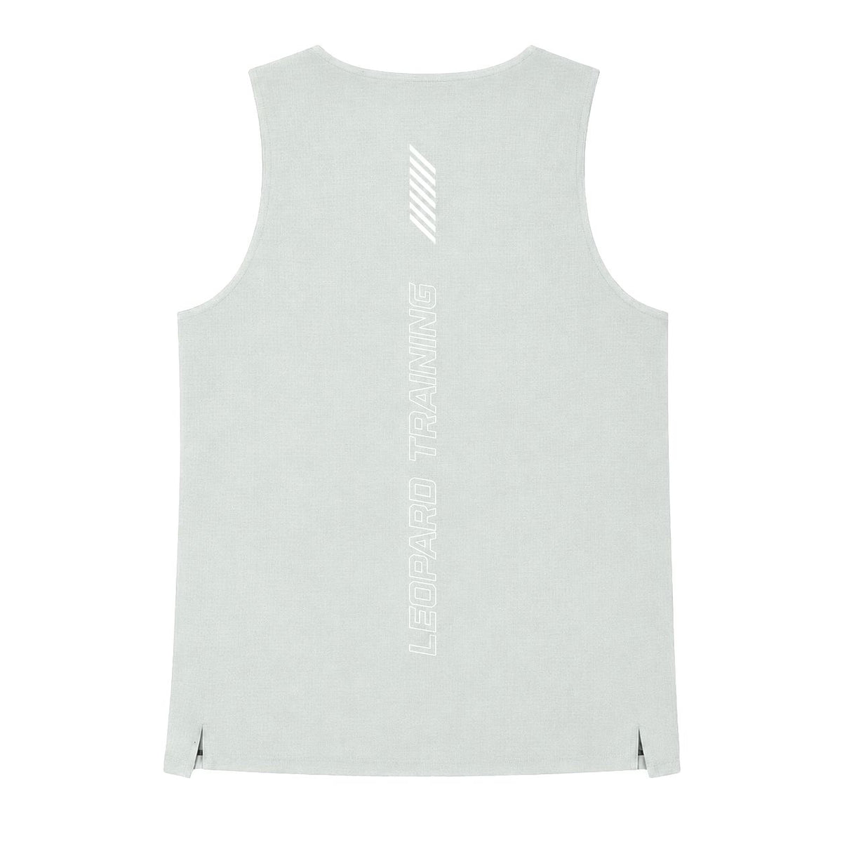 Singlet Tank Performance Tech Aeradry Light Gray Race