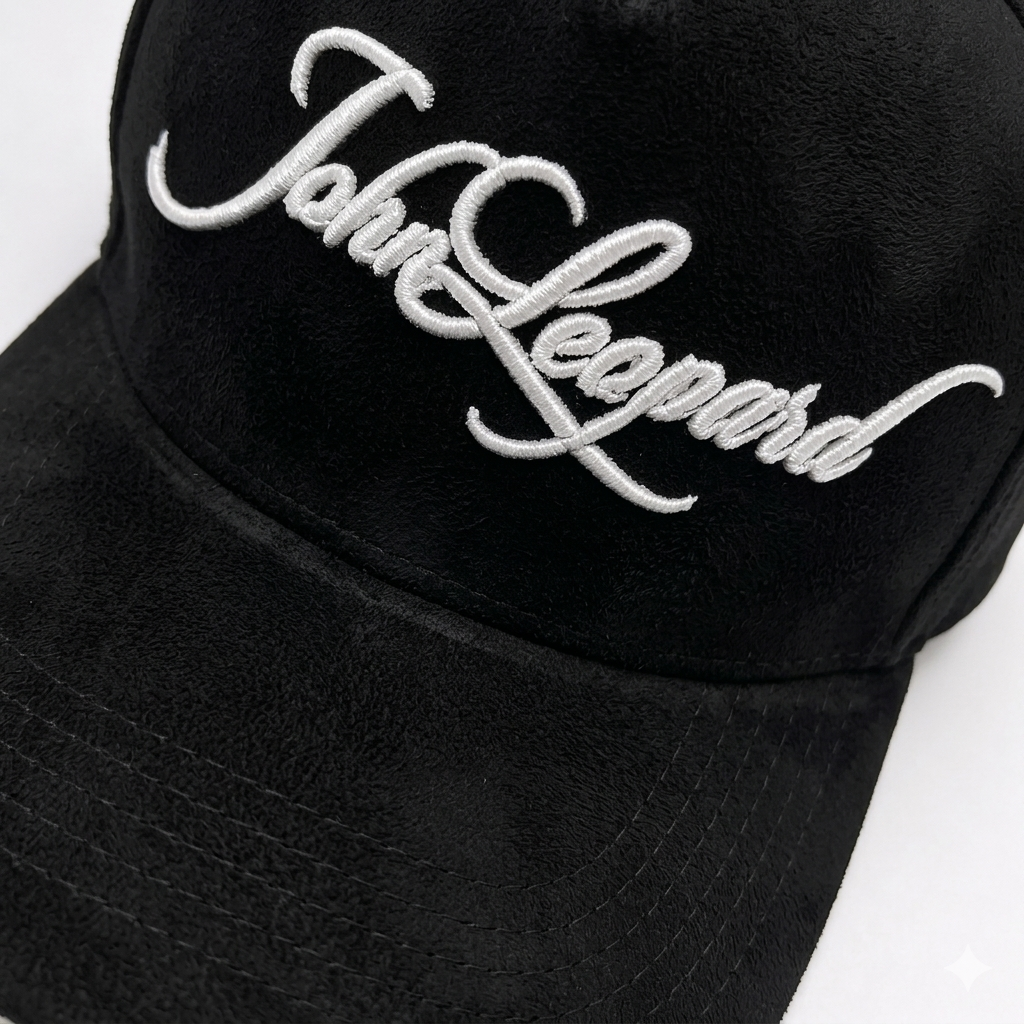 Blue Flat Cap 3D Logo Wine