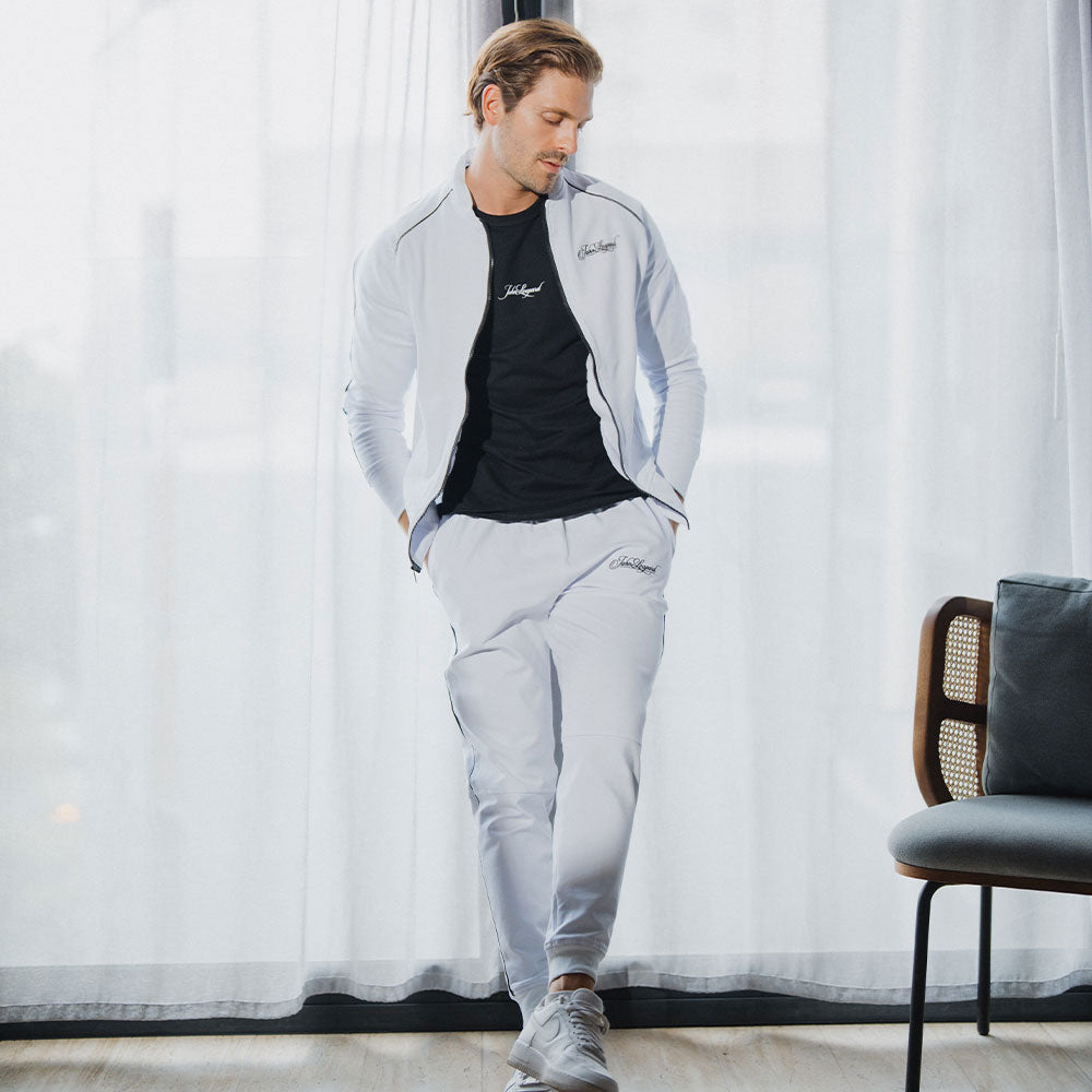 Heritage Tracksuit White Details Black