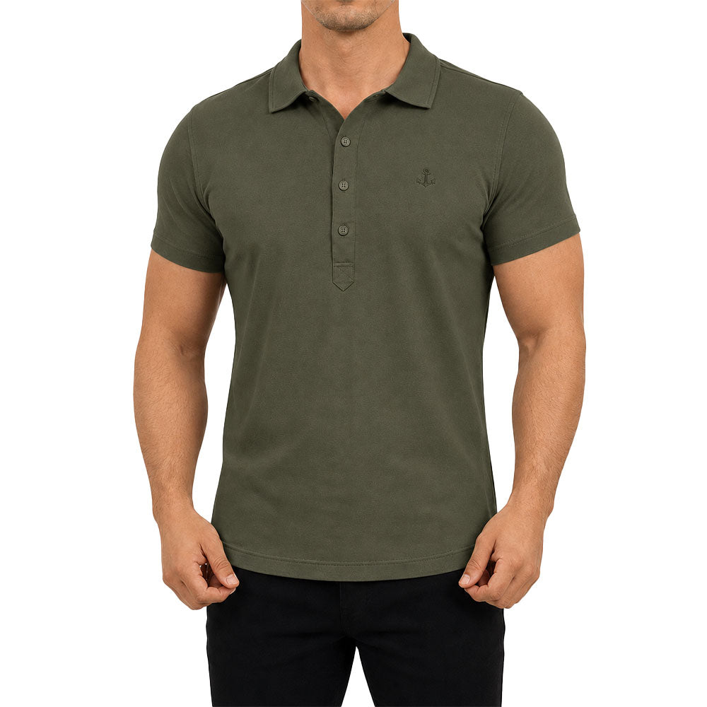Santos Polo Manga Corta Olive