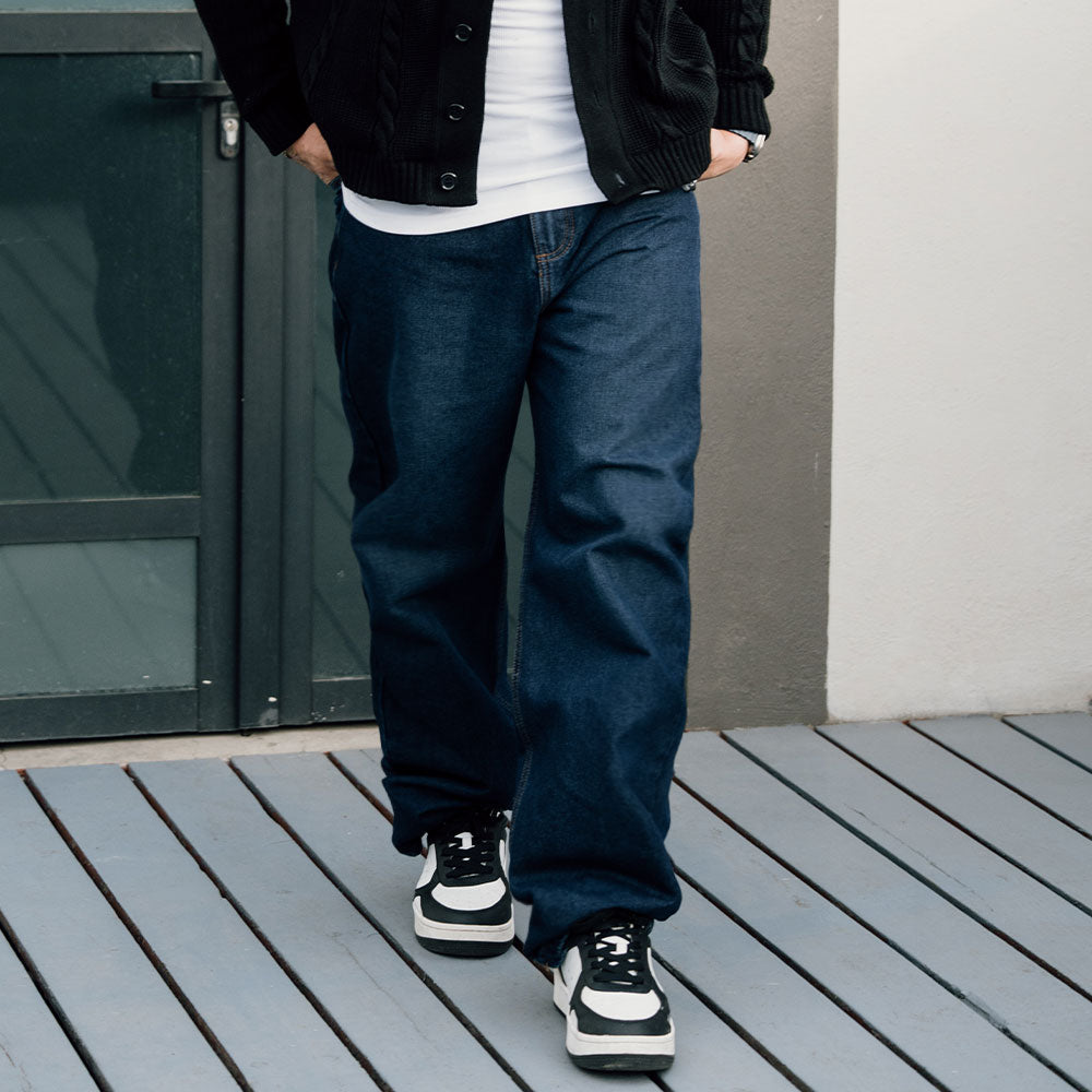 Ultra Relaxed Baggy Jeans Navy Blue