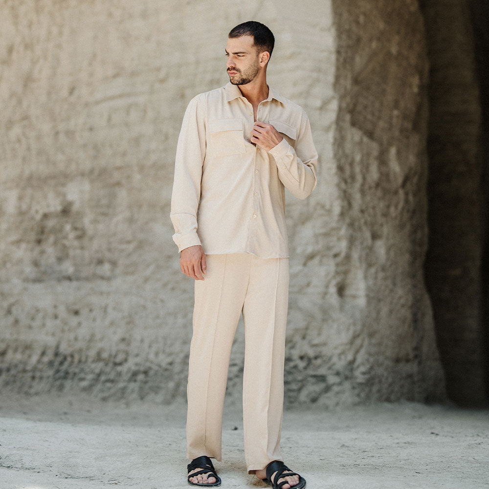 Midnight Flow Trouser Sandstone