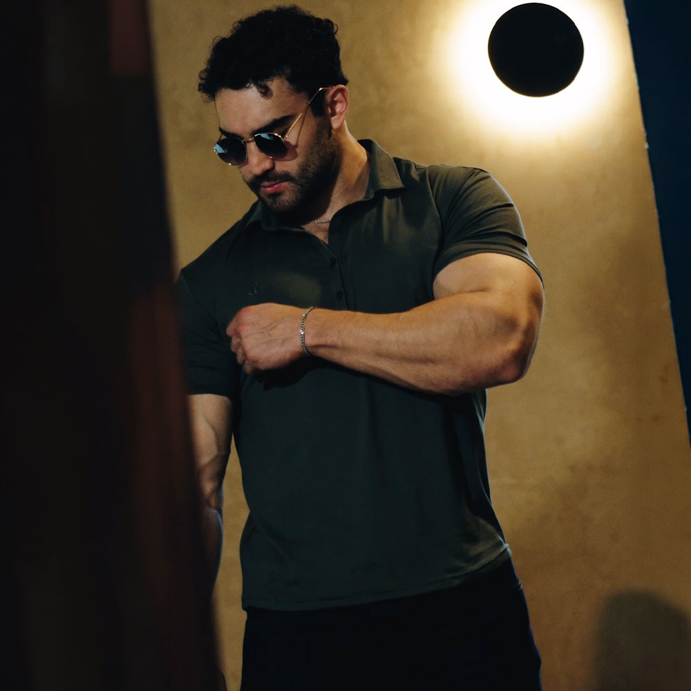 Santos Polo Manga Corta Olive