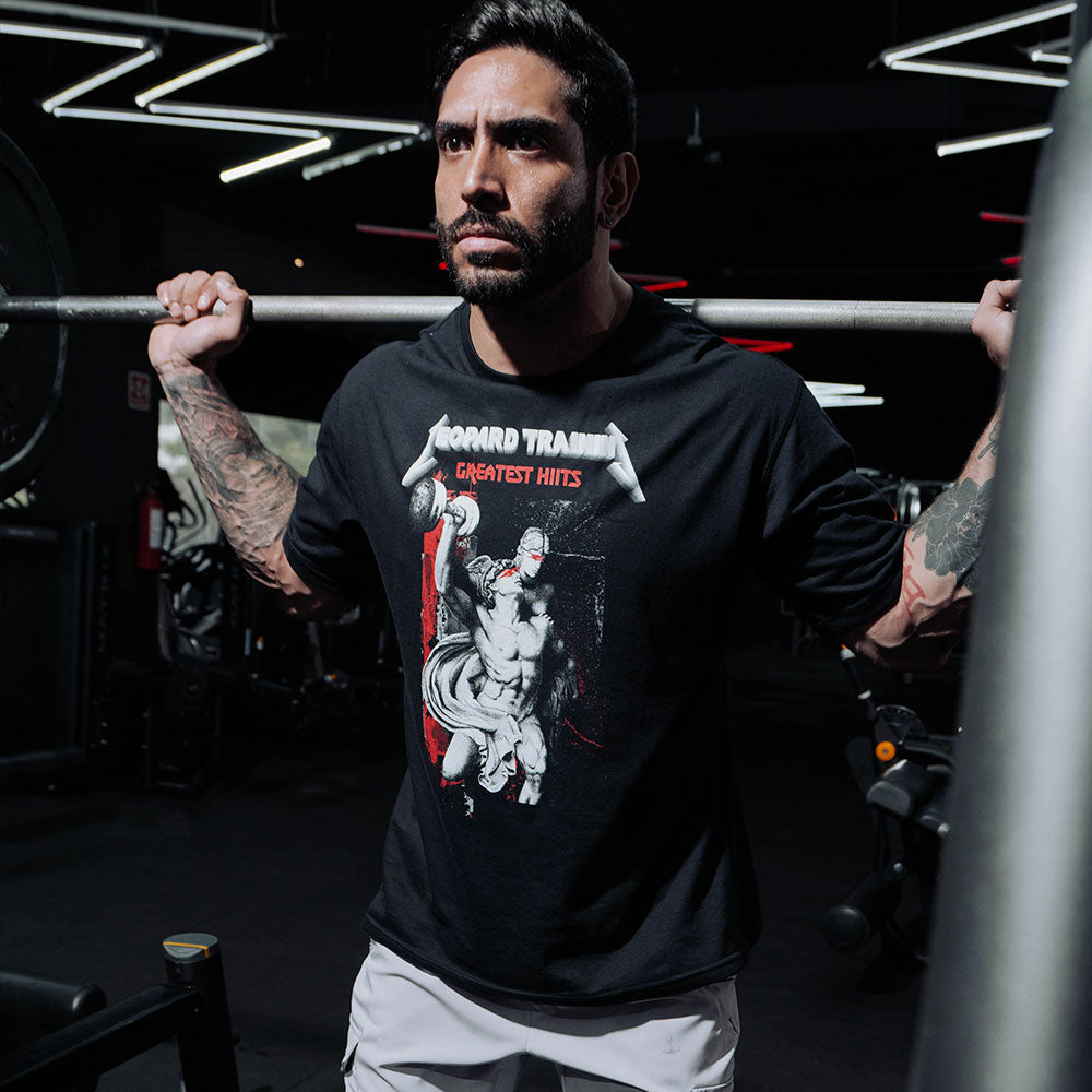 Oversized Greek Gods T-shirt.