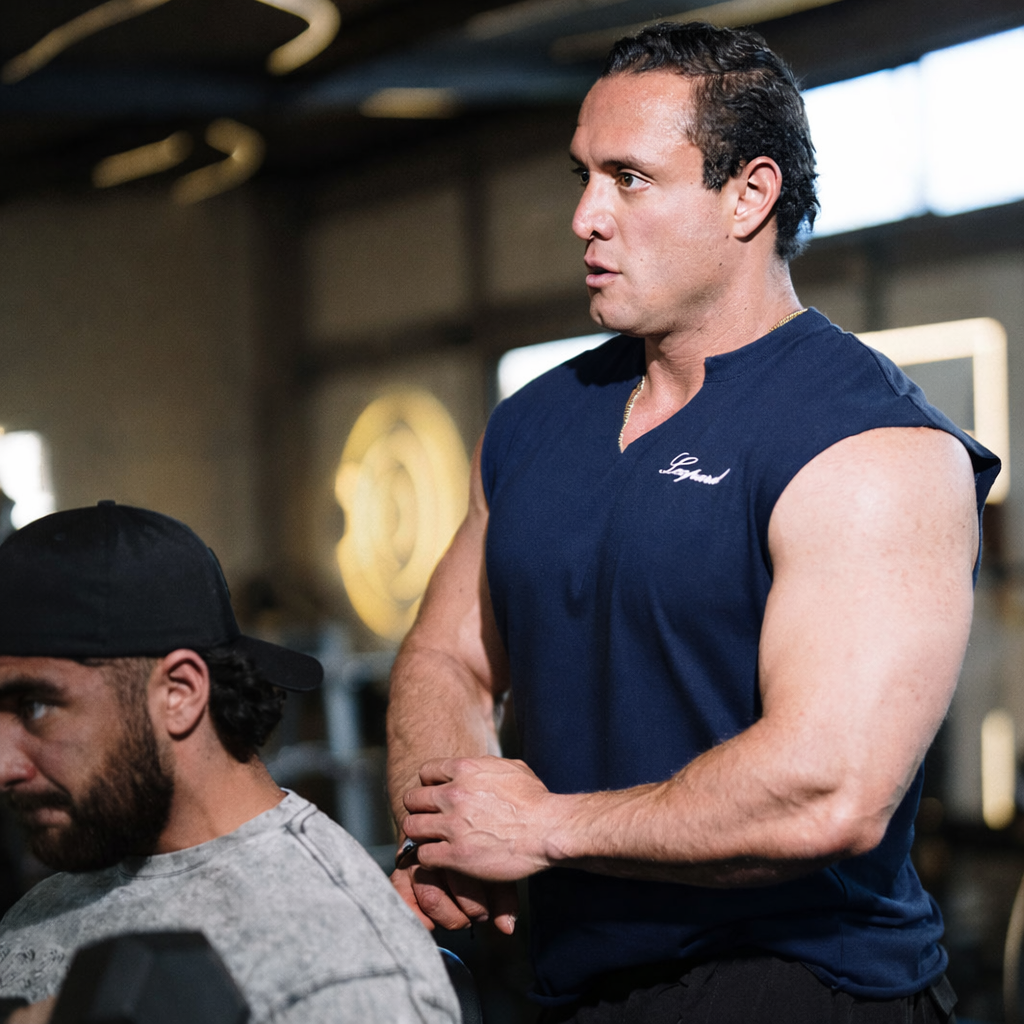 Playera Sleeveless Boxy | Signature Series Navy