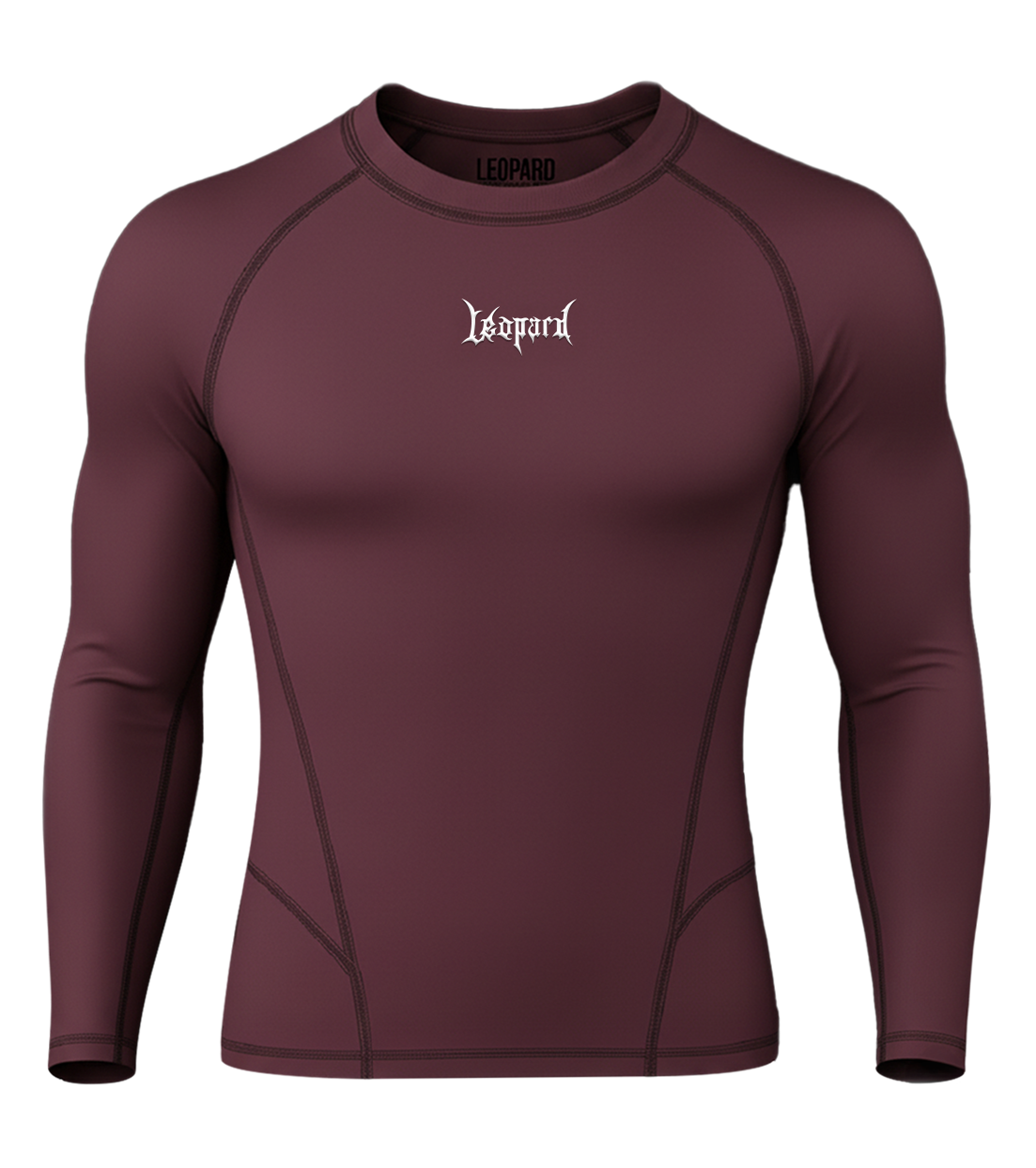 Strike Ops Compression Long Sleeve Burgundy
