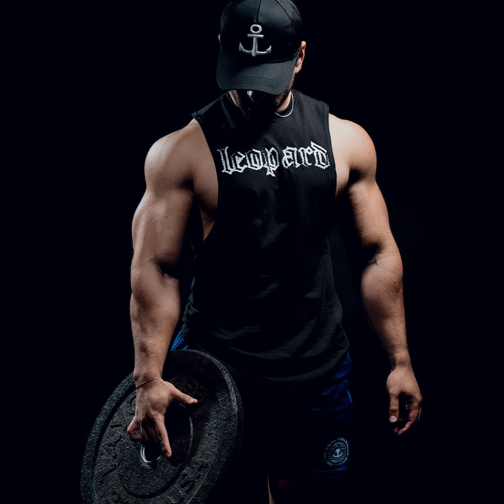 Element Sleeveless Tee Black Brushed Logo