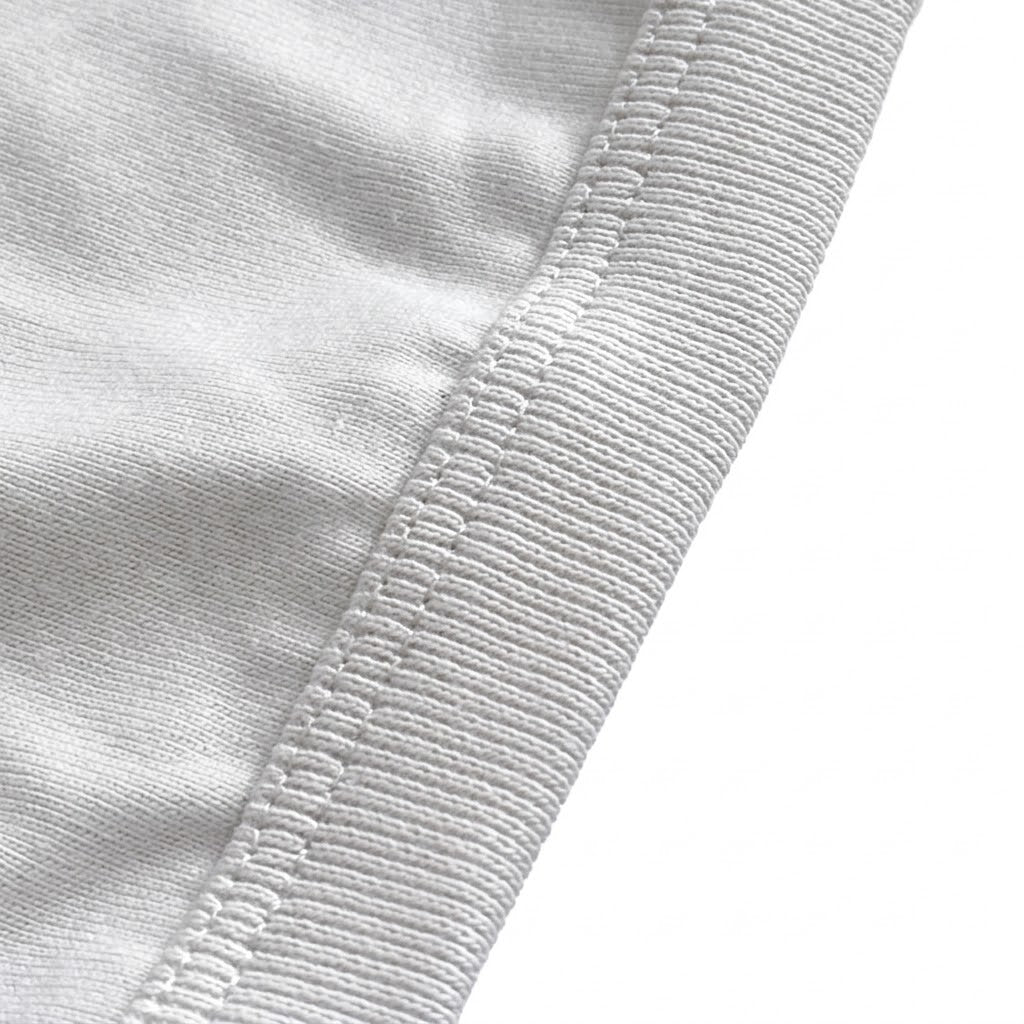 Playera Heritage Logo Slim Ringer White
