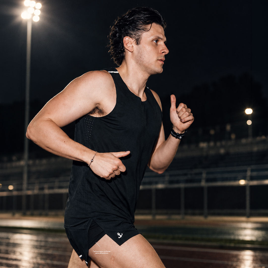 Singlet Tank Performance Tech Aeradry Black Race