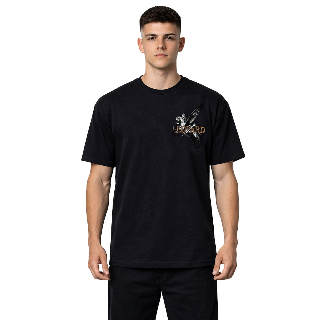 Tshirt Boxy | Oversized Mythic Stallion Black