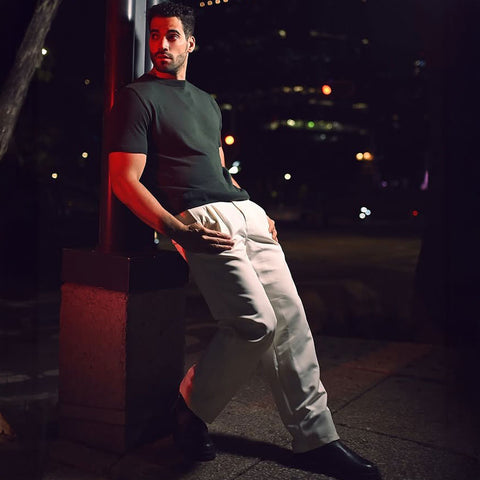 Nice Guy Trouser Ultra Relaxed Straight Fit Raw Cream