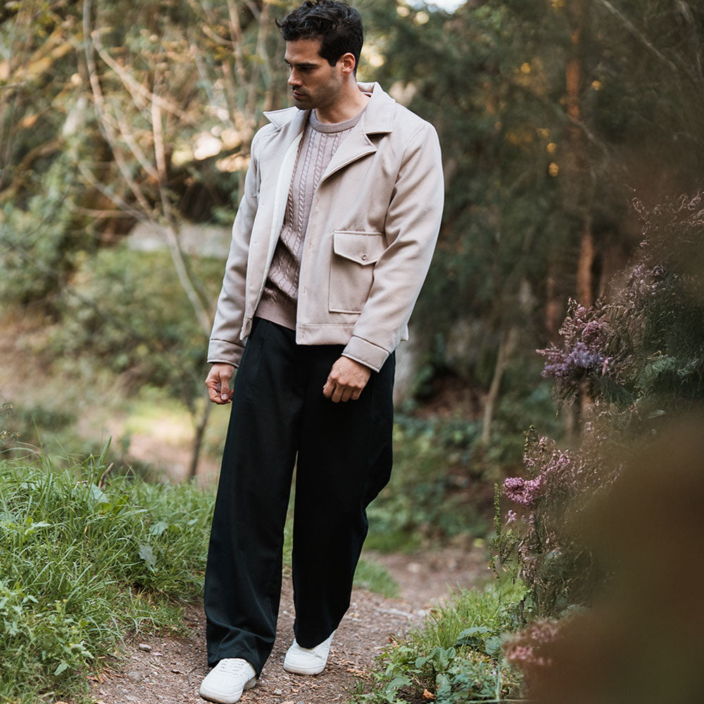 Nice Guy Trouser Ultra Relaxed Straight Fit Black