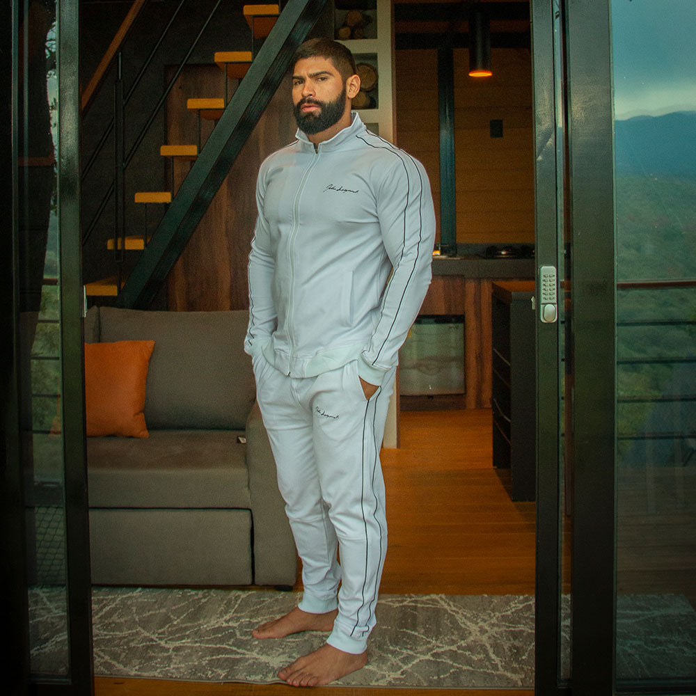 Scuderia Tracksuit Blanco Logo Marino