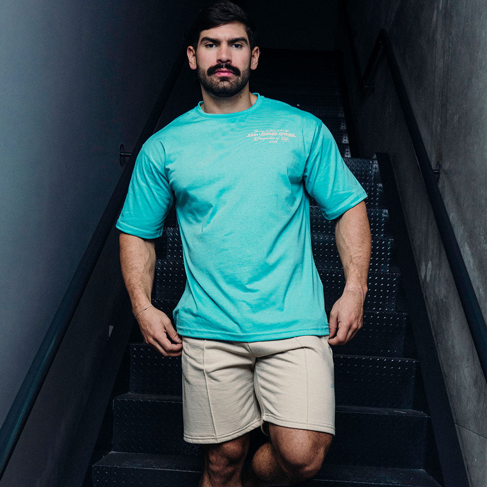 Playera Oversized Mint Perspective Logo