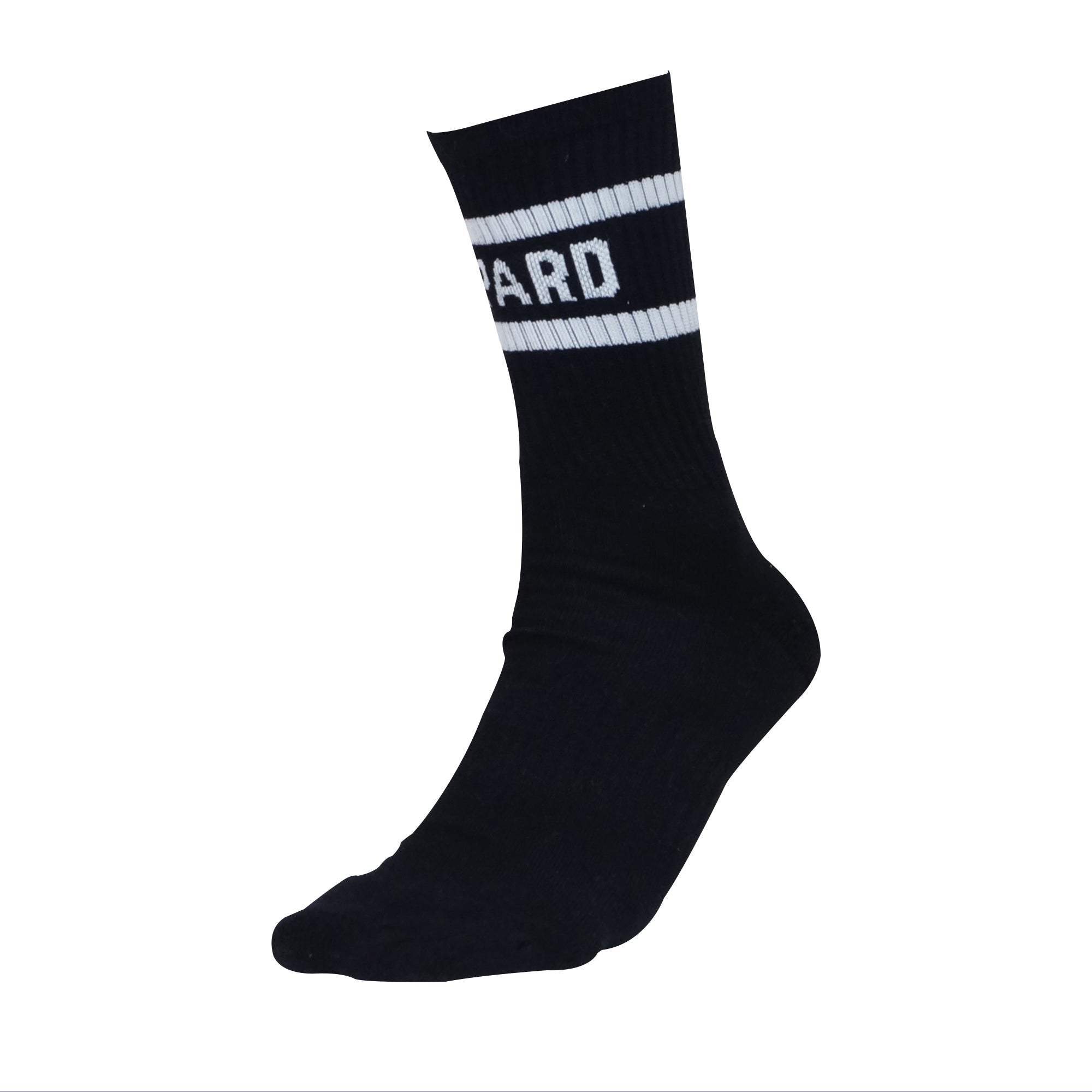 Black Sock White Logo