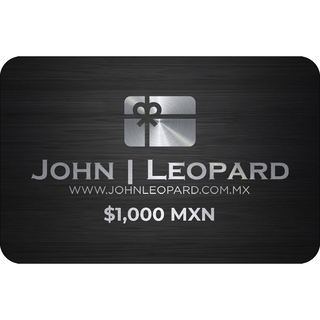 TARJETA DE REGALO JOHN LEOPARD