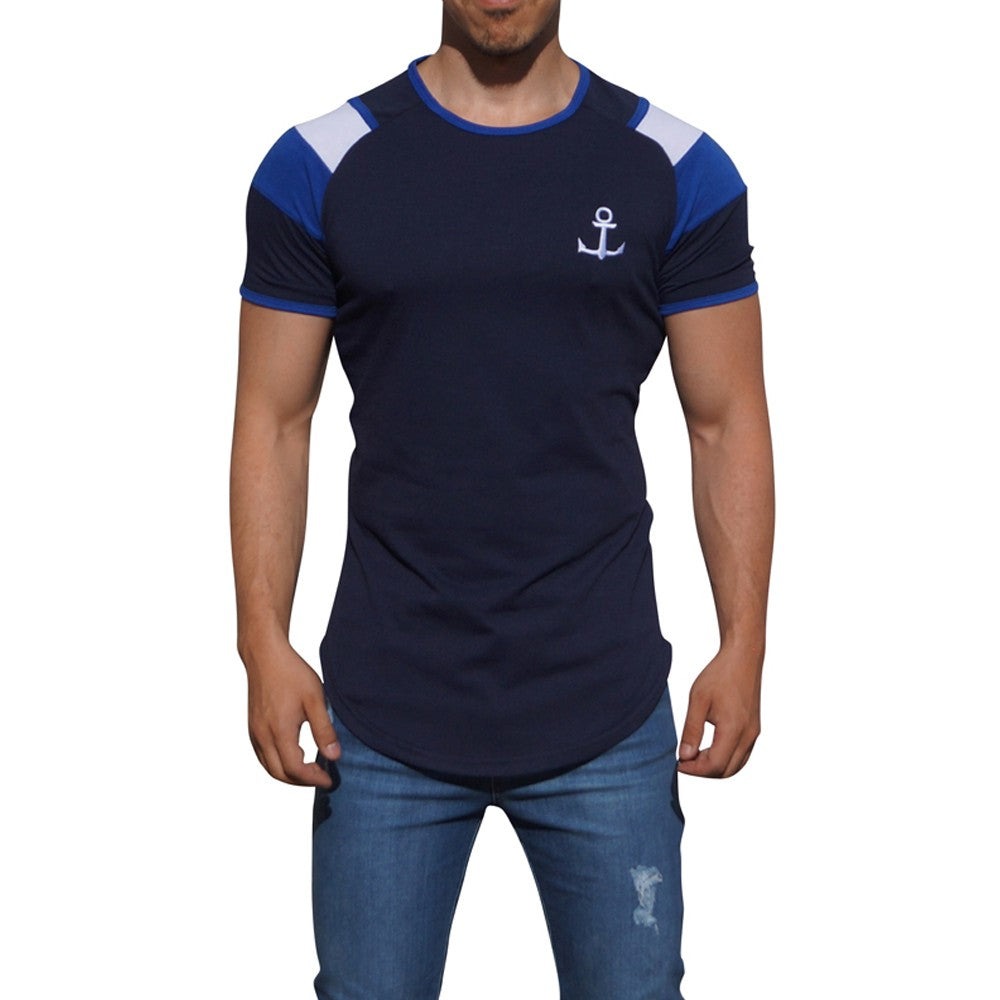 Barra Rey Short Sleeve Navy Ranglan T-Shirt