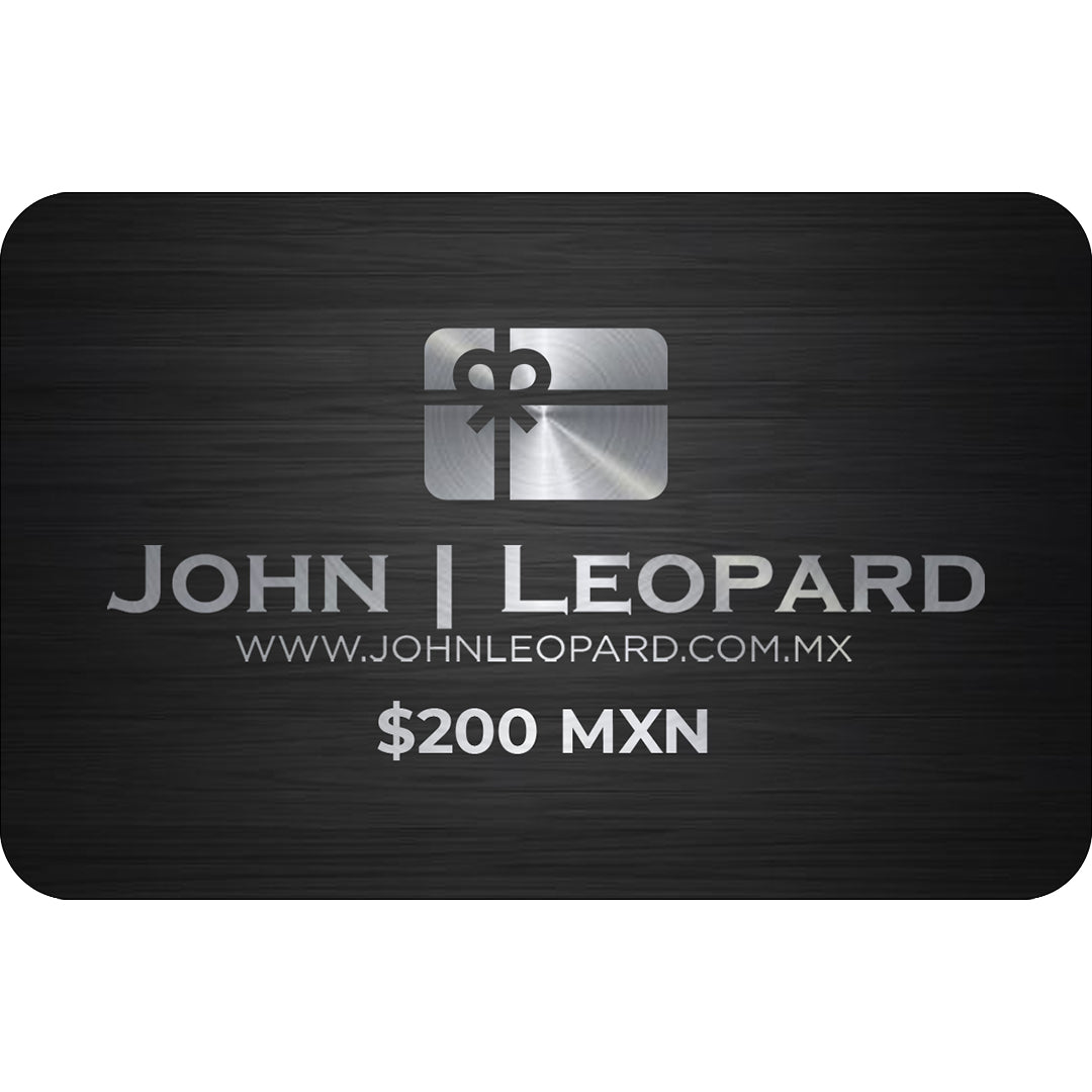 JOHN LEOPARD GIFT CARD