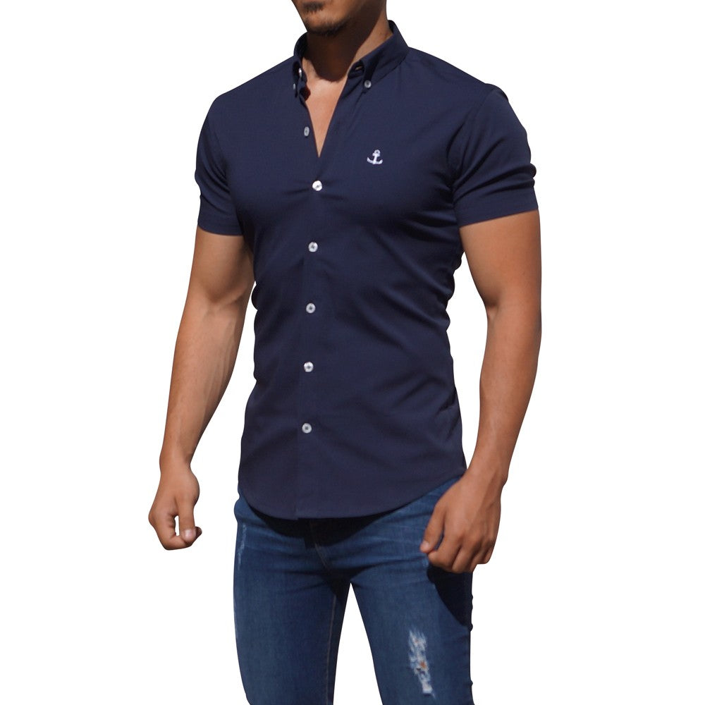 Navy Short Sleeve Navy Shirt