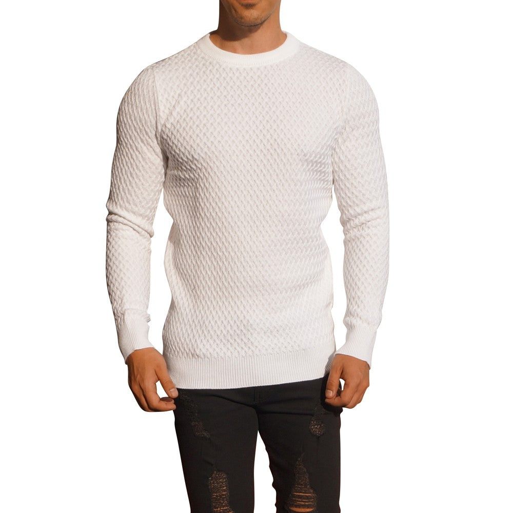 Knitted Sweater White