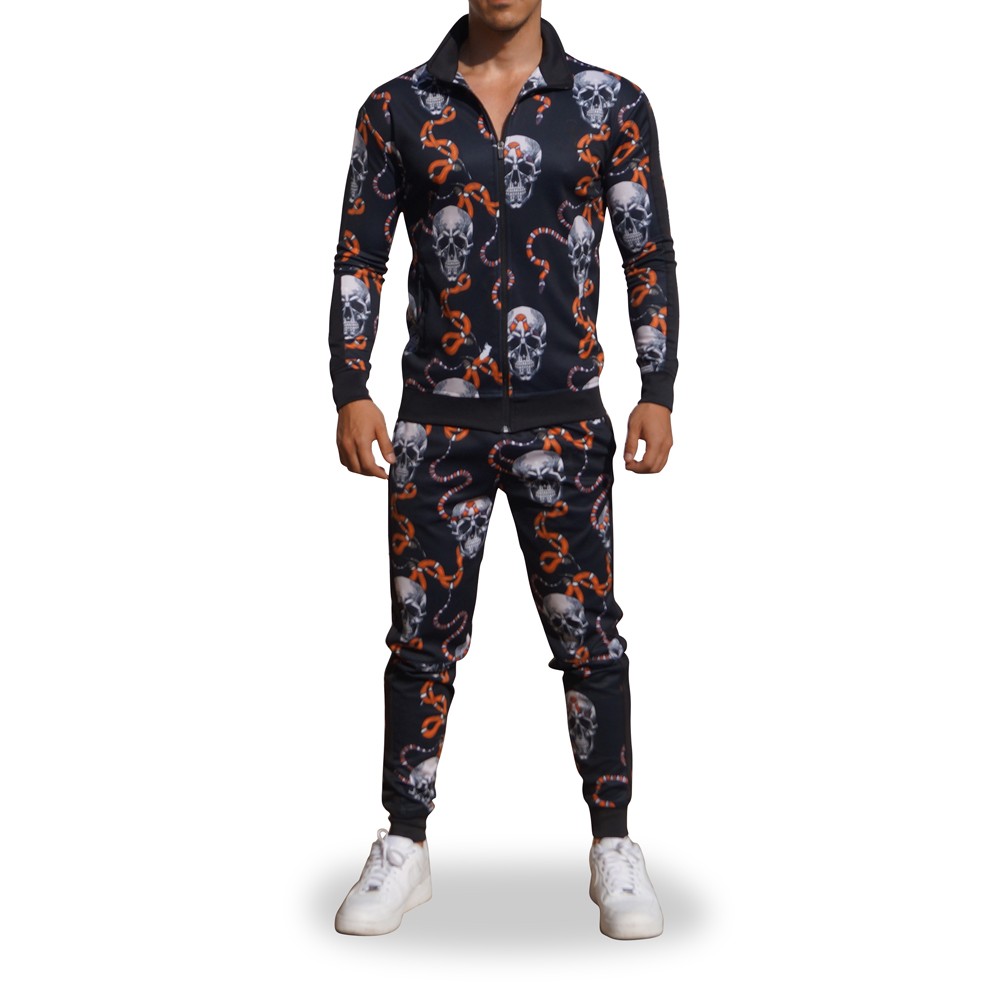 Pants Elite Track Suit Pattern Skulls & Snakes