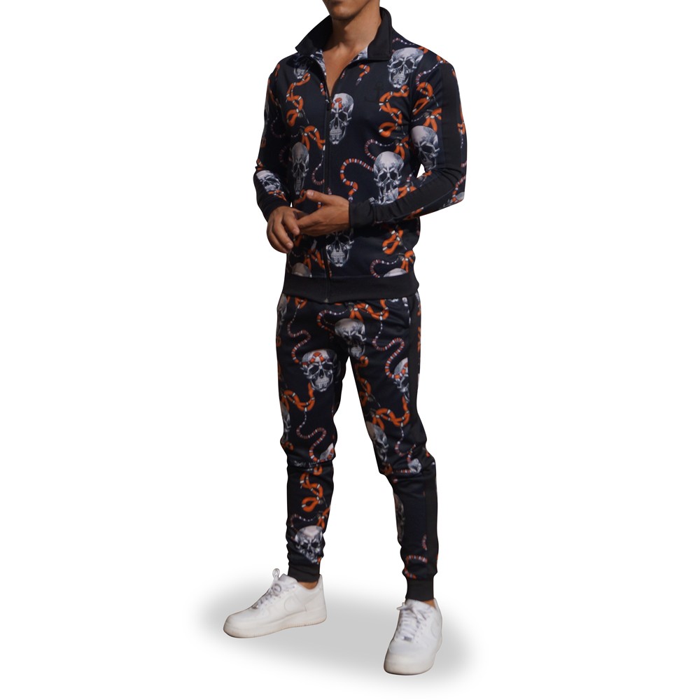 Pants Elite Track Suit Pattern Skulls & Snakes