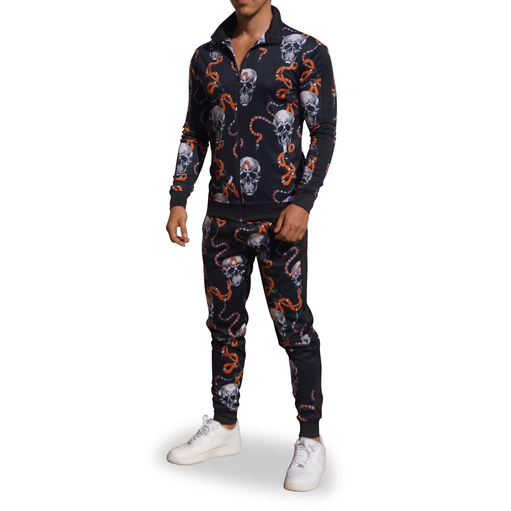 Pants Elite Track Suit Pattern Skulls & Snakes