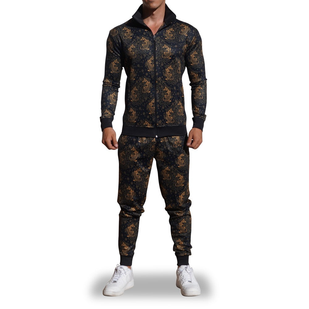 Pants Elite Track Suit Pattern Koi Fish