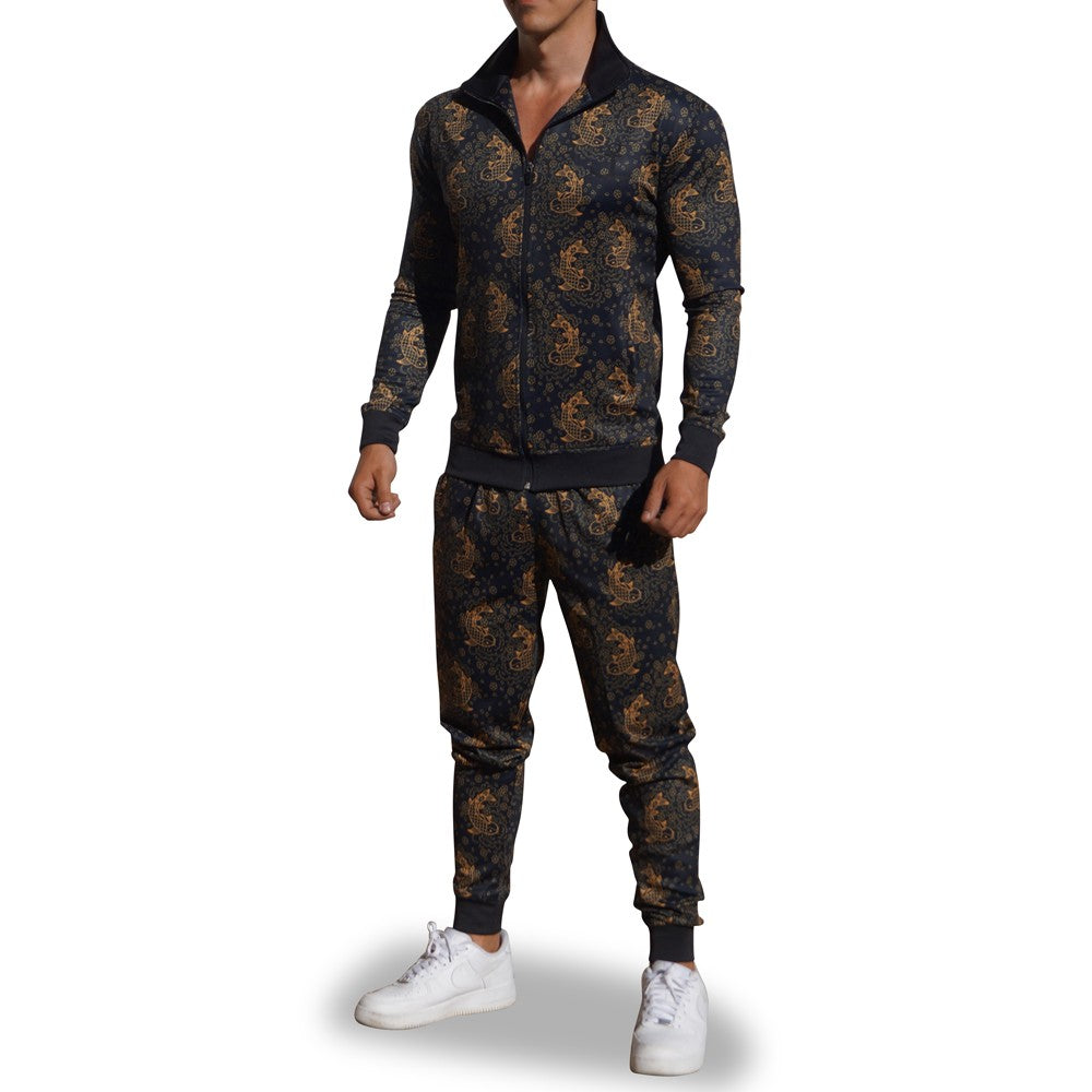 Pants Elite Track Suit Pattern Koi Fish