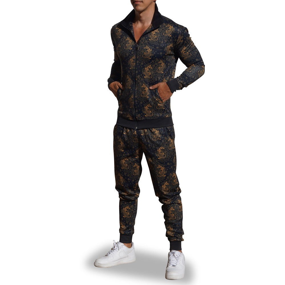 Pants Elite Track Suit Pattern Koi Fish