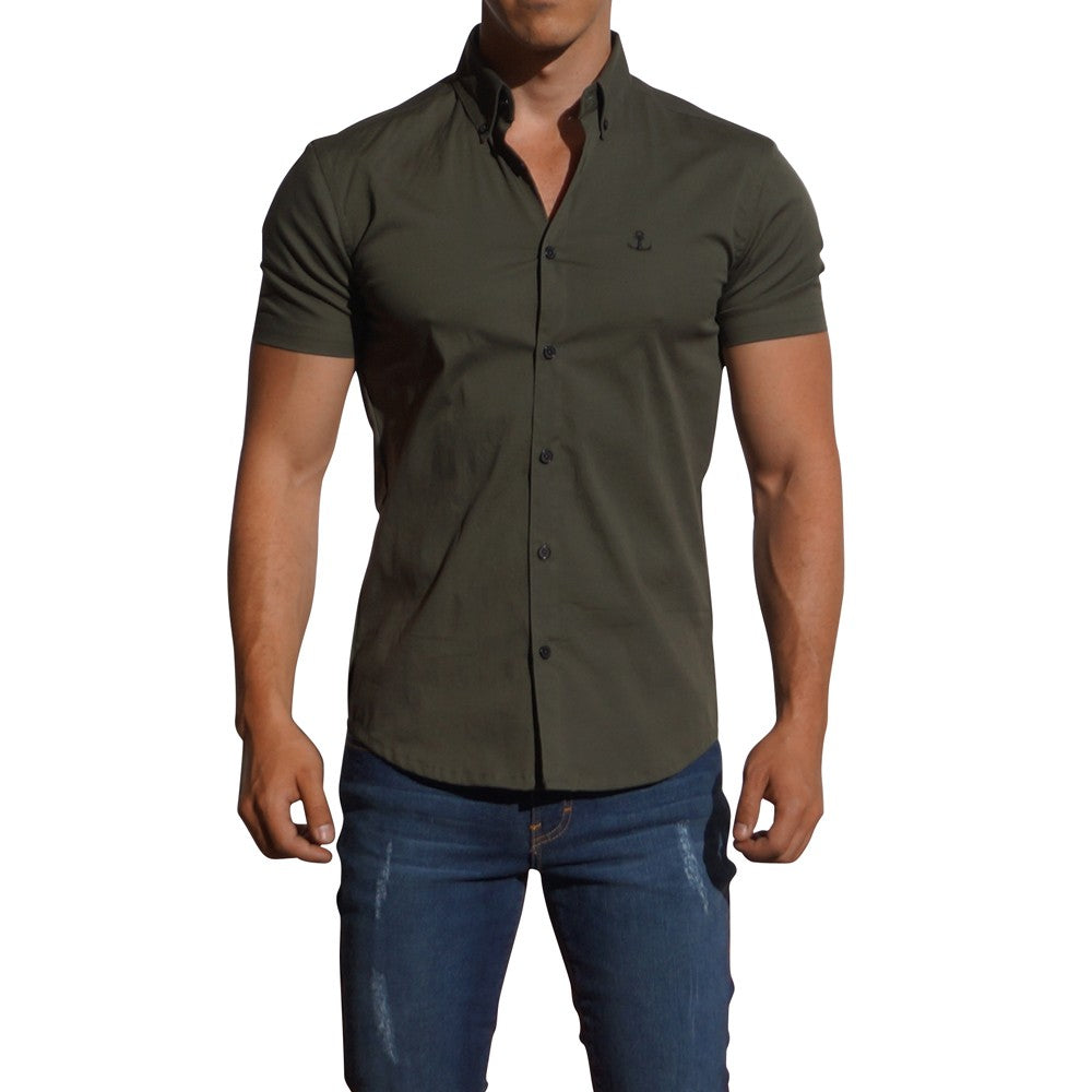 Olive Short Sleeve Shirt Olive