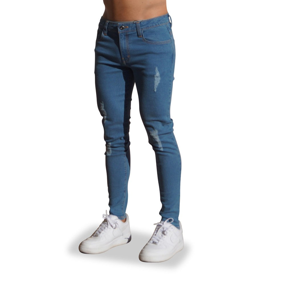 Light Blue Washed Skinny Jeans