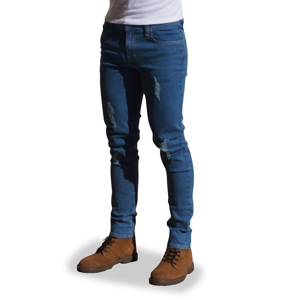 Jeans Slim Fit Washed Light Blue