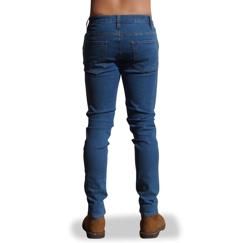 Jeans Slim Fit Washed Light Blue