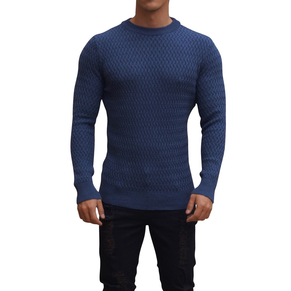 Navy Knitted Sweater