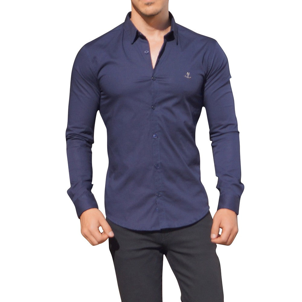 Camisa Marino Manga Larga Metal Emblem Marino