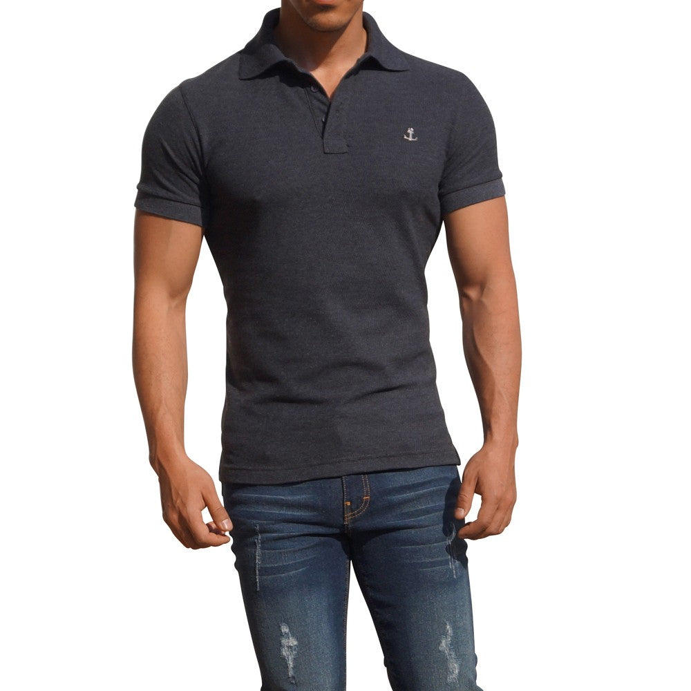 Oxford Metal Emblem Short Sleeve Oxford Polo