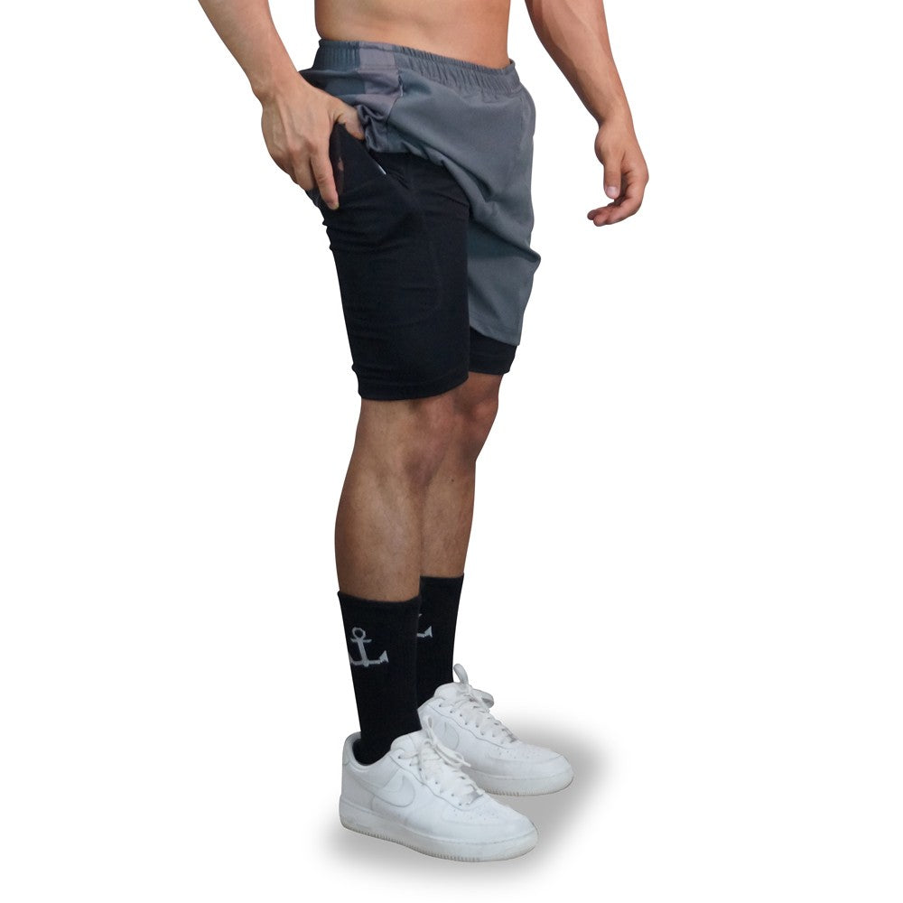 Strong Line Short Oxford Logo Plata