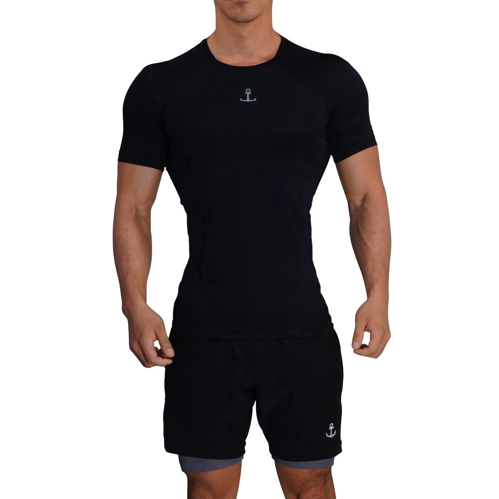 Strong Line Top Black Silver Logo