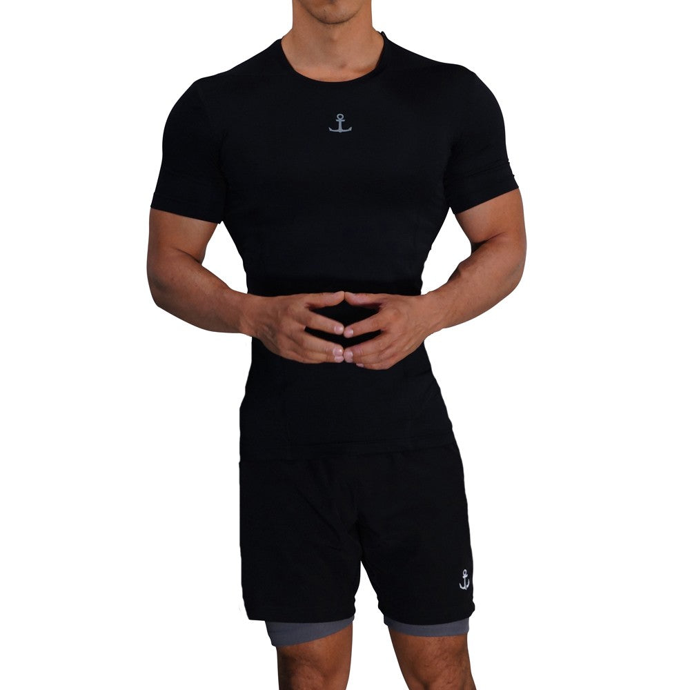 Strong Line Top Black Silver Logo