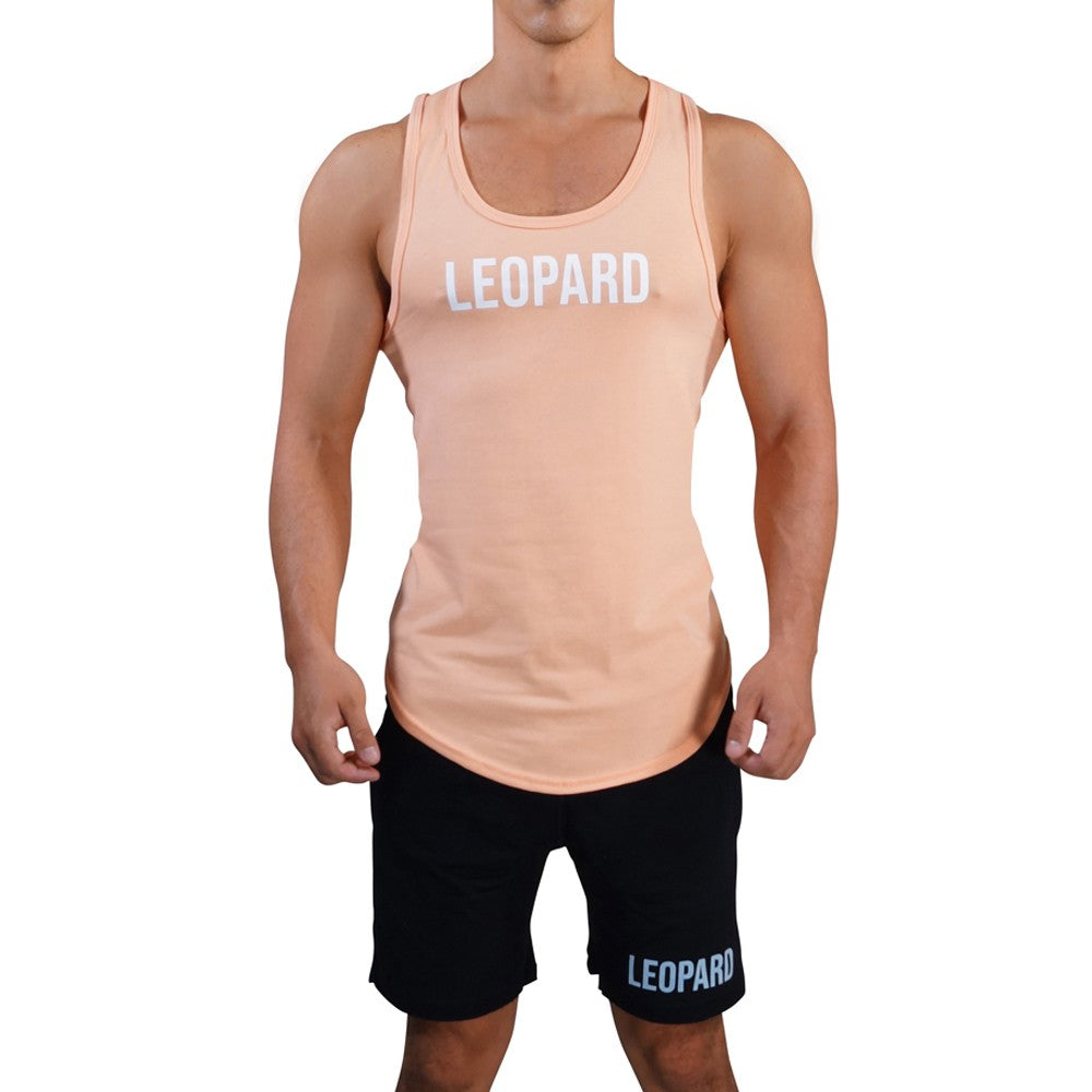 Gym Core Tank Melon Big Logo White