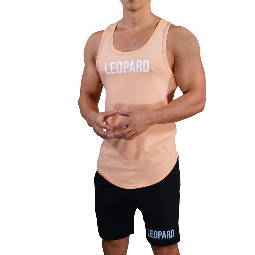 Gym Core Tank Melon Big Logo White