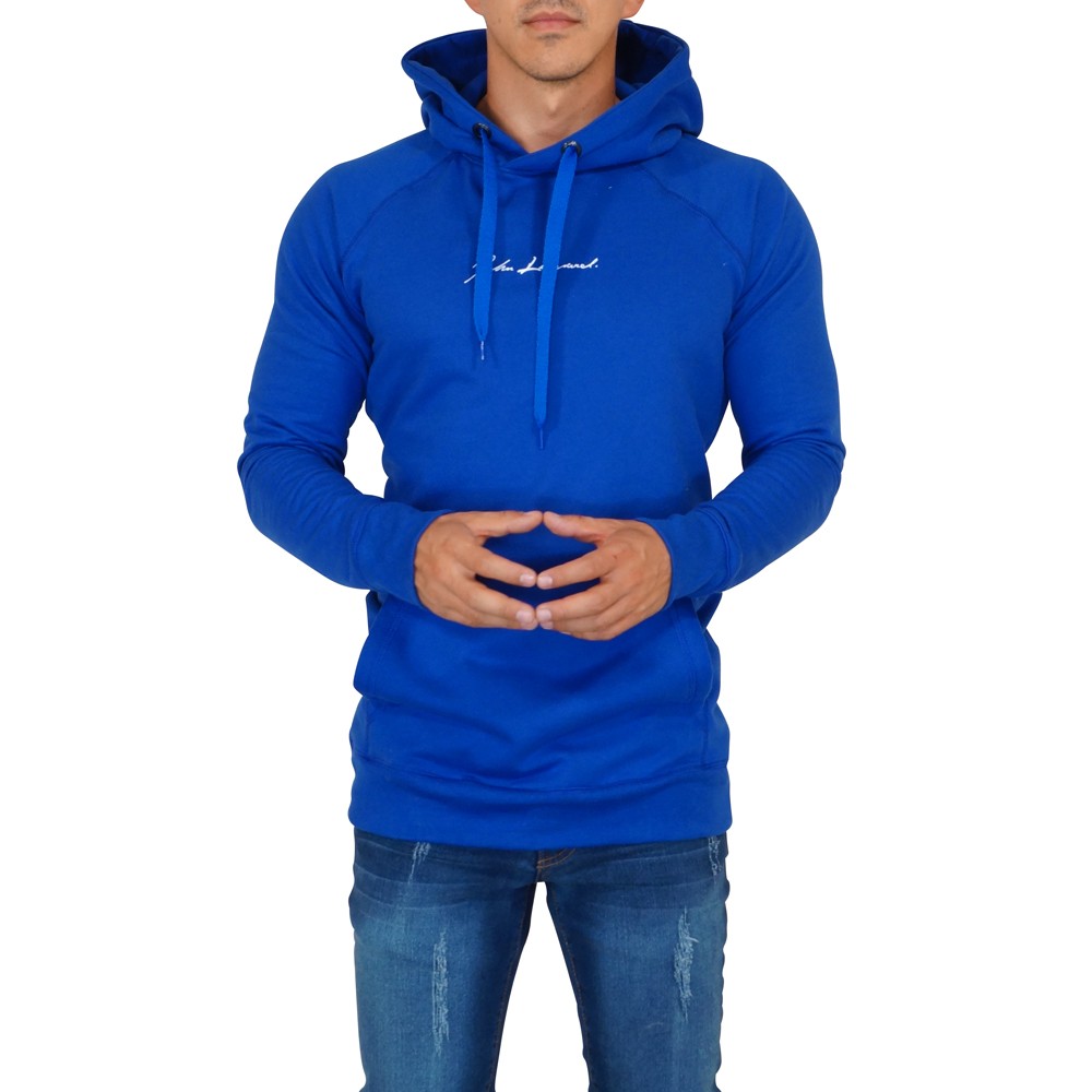 Rey Signature Logo White Hoodie