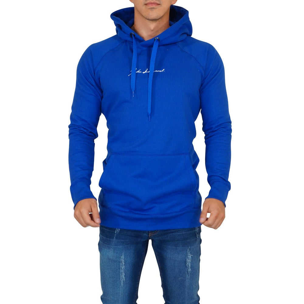 Rey Signature Logo White Hoodie