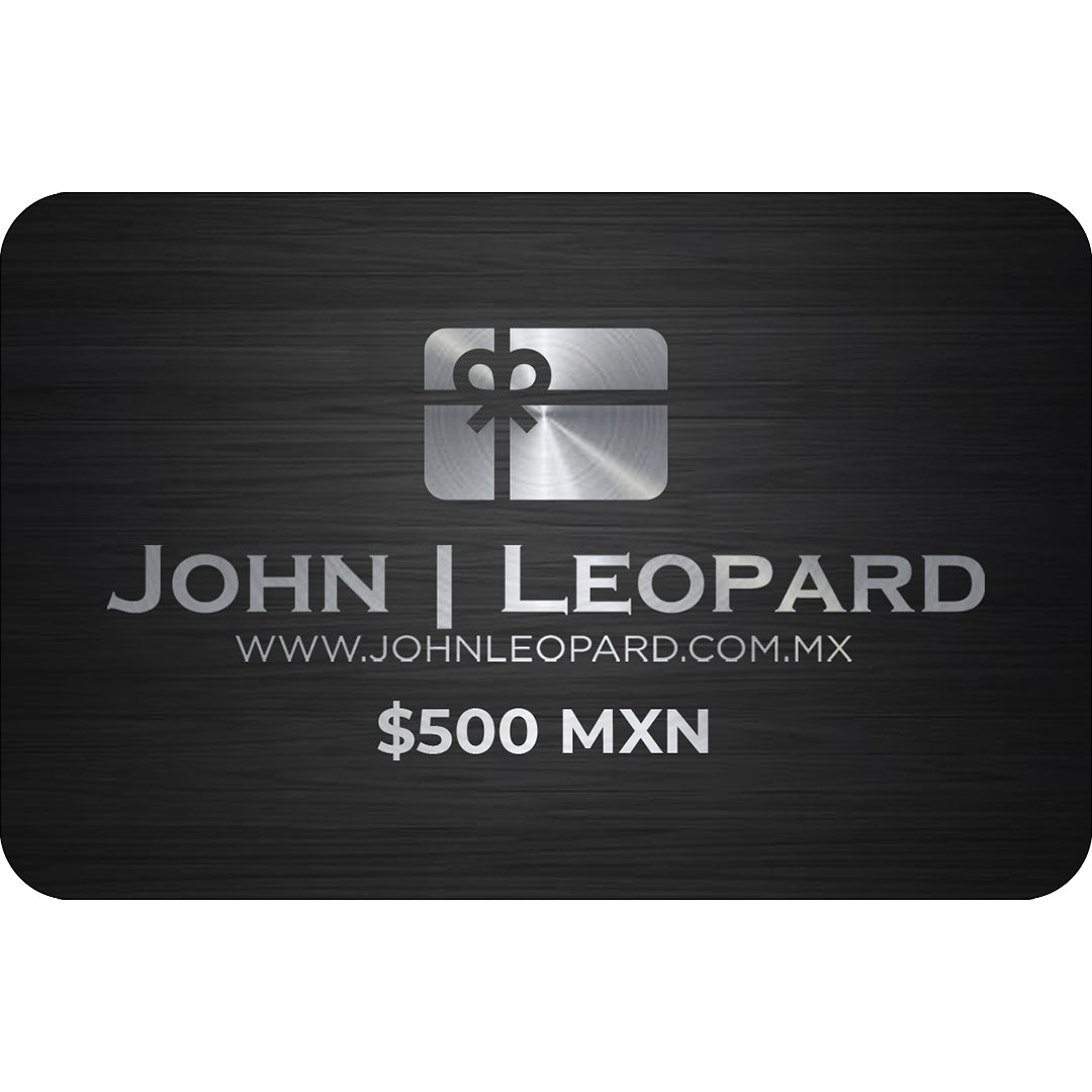 TARJETA DE REGALO JOHN LEOPARD