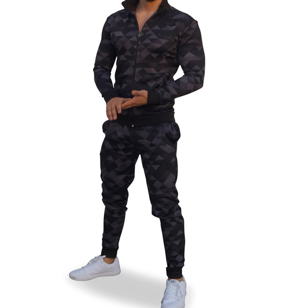 Pants Elite Track Suit Pattern Triangles Size L