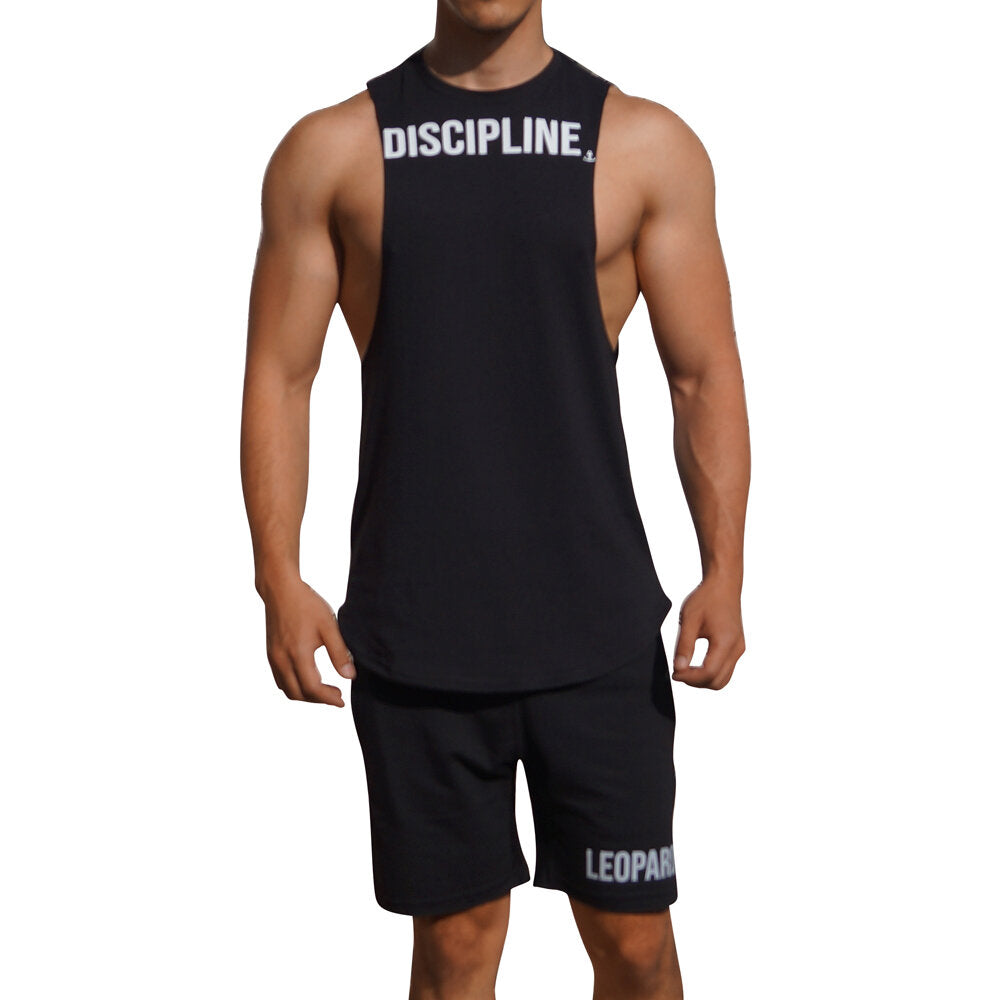 Gym Sleeveless Tee Mentality 3 Pack Negro Stronger-Work Hard-Discipline