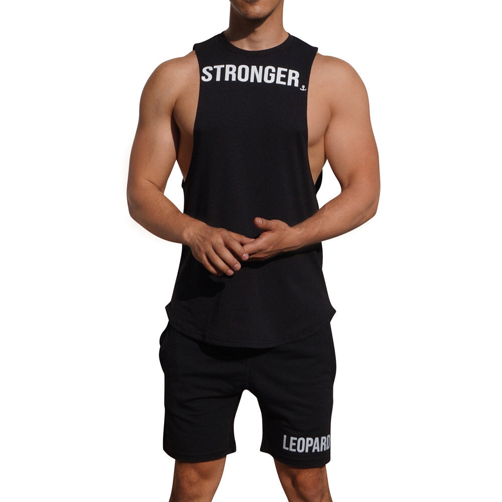 Gym Sleeveless Tee Mentality 3 Pack Negro Stronger-Work Hard-Discipline