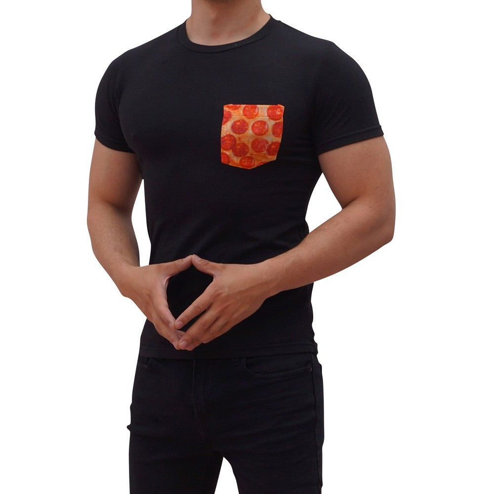 Black T-shirt Pepperonis Bag