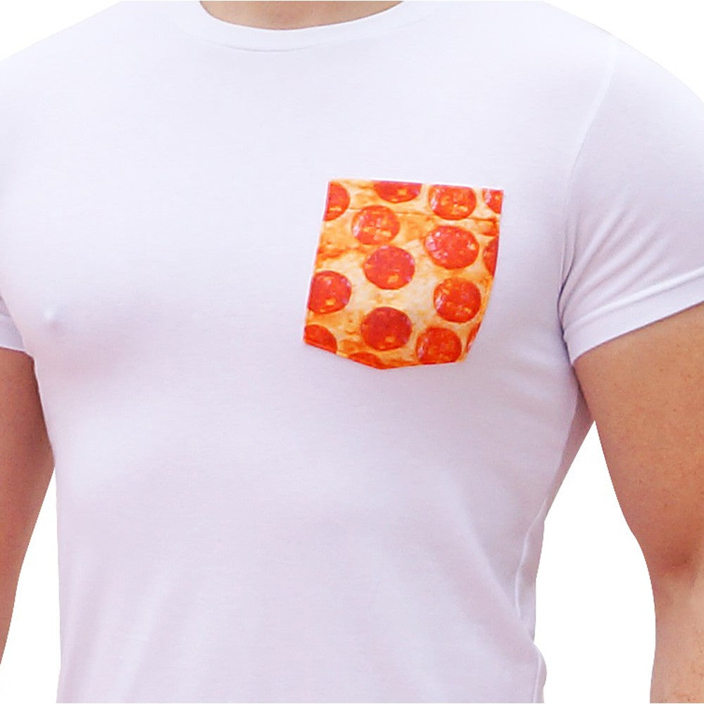 White T-shirt Pepperonis Bag